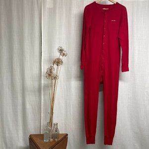 Carhartt K226 Midweight Cotton Union Suit Red Men's Medium